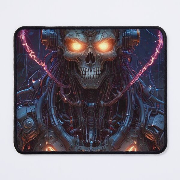 Item preview, Cyberpunk Skeletal Psycho - Sci Fi Art concept designed and sold by Delerat7.