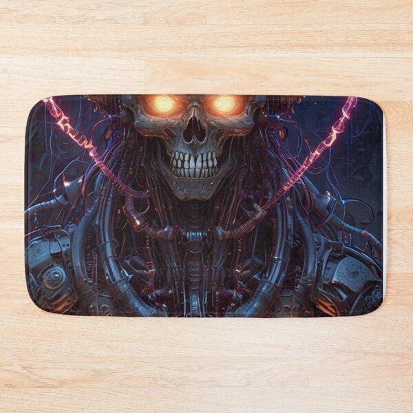 Item preview, Cyberpunk Skeletal Psycho - Sci Fi Art concept designed and sold by Delerat7.