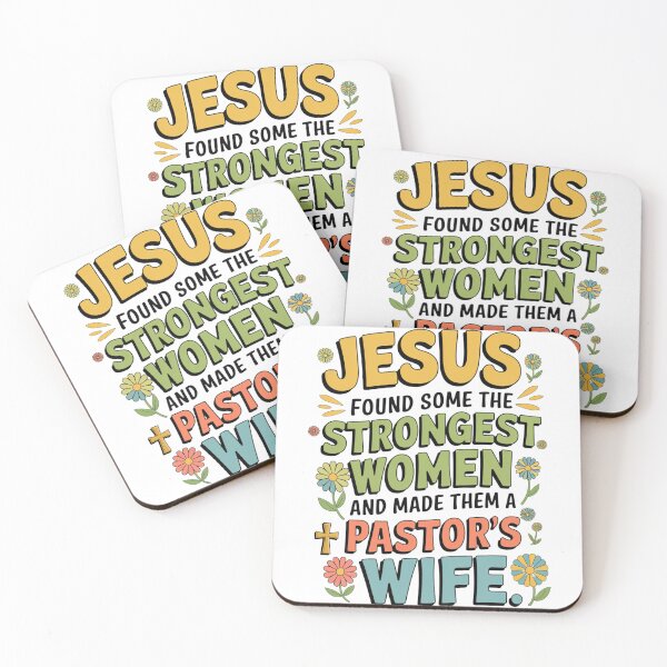 Item preview, Funny Pastors Wife Appreciation Day Gifts Jesus found some of the strongest women and made them a Pastors Wife designed and sold by Heritage Hive Studio.