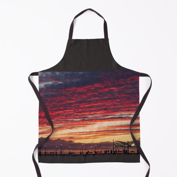Item preview, Crimson Clouds Over the Redondo Beach Pier designed and sold by Scenic West - Photos by Angel.
