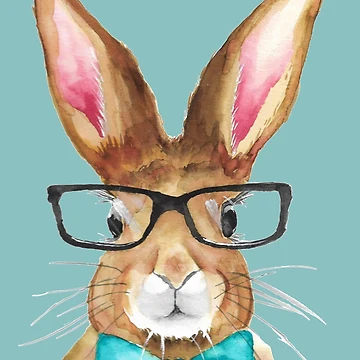 Artwork thumbnail, Professor Rabbit by Wendysmalley