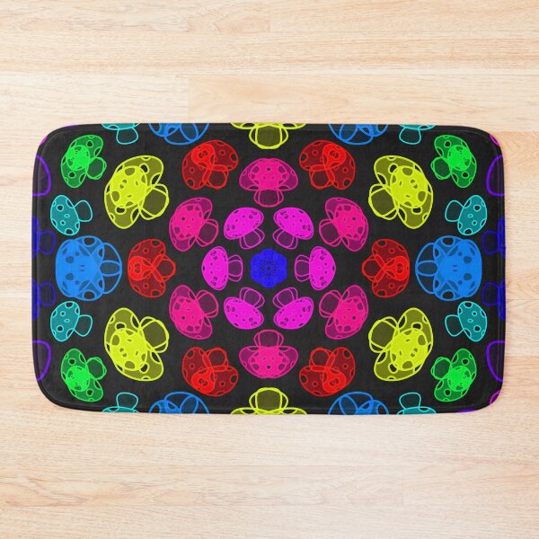 Item preview, Cursed Kaleidoscope - Pink Rainbow Mushrooms designed and sold by FinapplePudding.