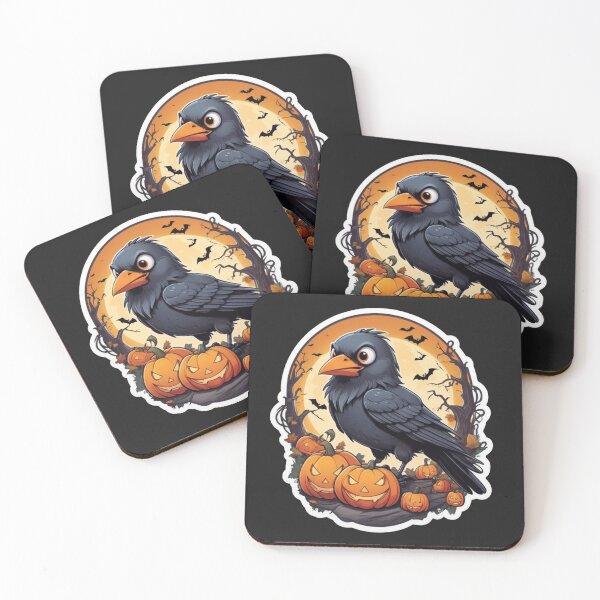 Item preview, Halloween Cartoon Crow designed and sold by Krieghorn.