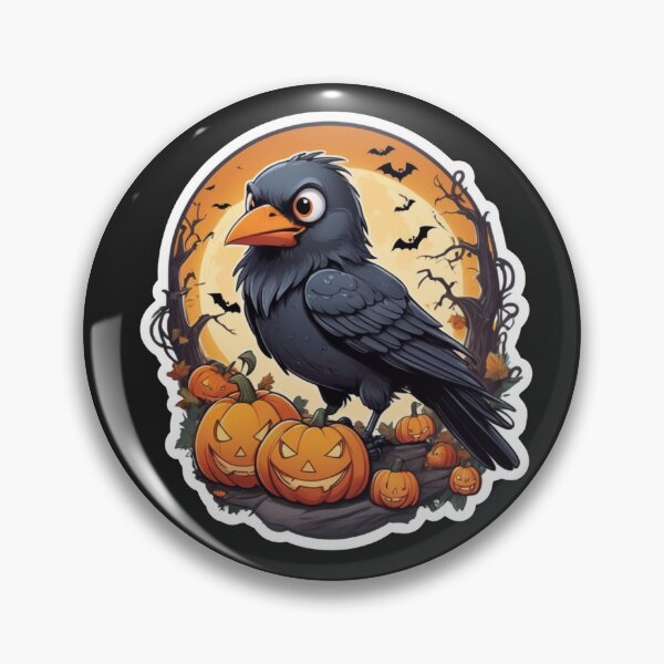Item preview, Halloween Cartoon Crow designed and sold by Krieghorn.