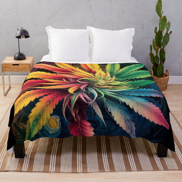 Item preview, Vibrant Colorful Marijuana Pot Leaves - 420 Friendly designed and sold by JLEmporium.