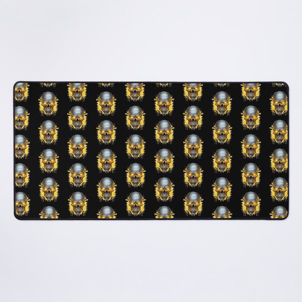 Item preview, Skull with yellow glowing eyes designed and sold by GoodThings66.