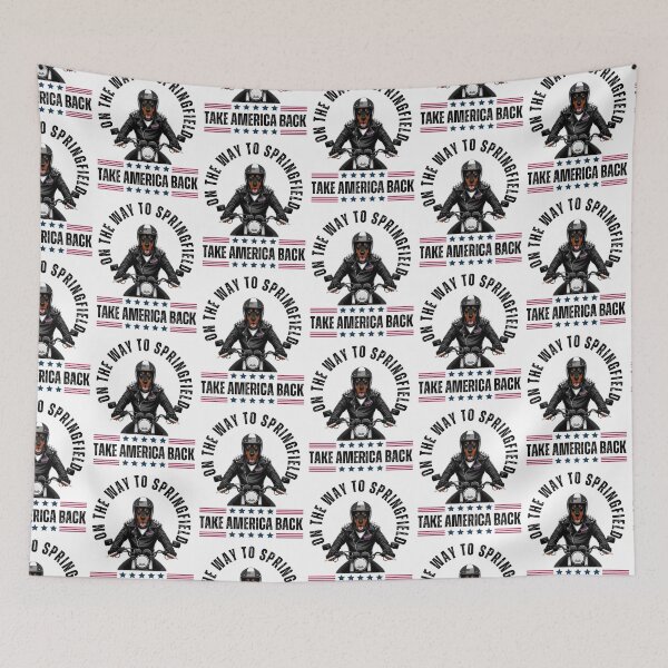 Item preview,  On the way to Springfield, Take America Back. designed and sold by Roy & Tiffany.