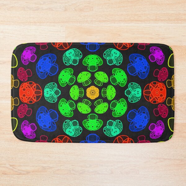 Item preview, Cursed Kaleidoscope - Green Rainbow Mushrooms designed and sold by FinapplePudding.
