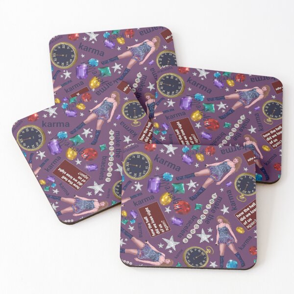 Item preview, Taylor Swift - Midnights era repeat print (purple) designed and sold by SonorousMaple.