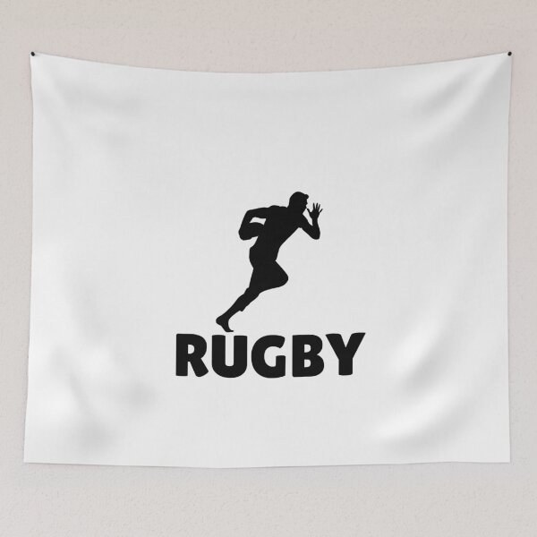 Item preview, RUGBY (1) - BLACK designed and sold by ArtsyCity.