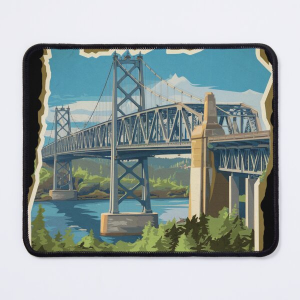 Item preview, St Johns Bridge Portland Oregon designed and sold by MonaCreations.