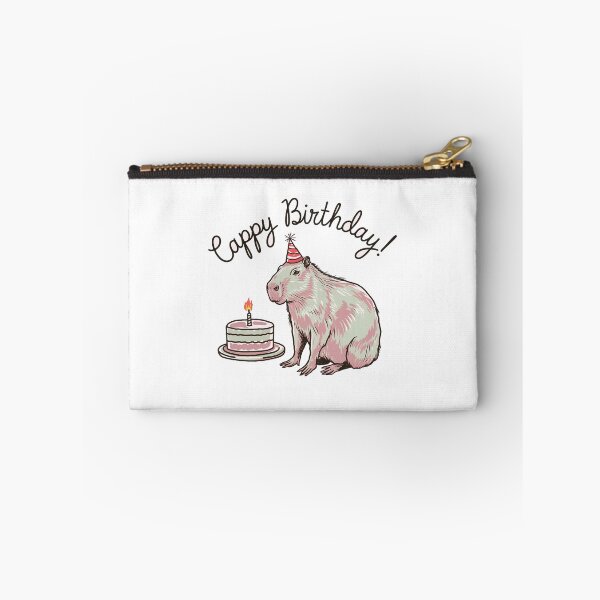 Item preview, Cappy Capy Birthday Capybara Kawaii  designed and sold by These_Prints.