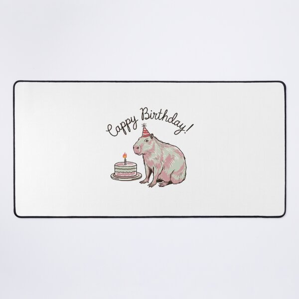Item preview, Cappy Capy Birthday Capybara Kawaii designed and sold by These_Prints.