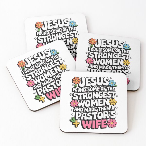 Item preview, Pastors Wife Appreciation Day Gifts Jesus found some of the strongest women and made them a Pastors Wife designed and sold by Heritage Hive Studio.