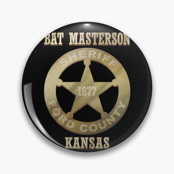 Item preview, Bat Masterson. Sheriff. Ford County. Kansas. 1877. designed and sold by robotrobotROBOT.