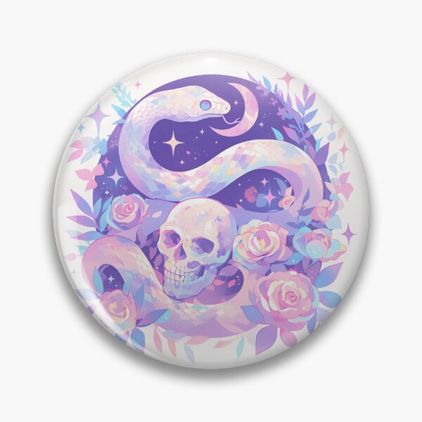 Item preview, Sparkly skull and snake designed and sold by MendaciousMina.