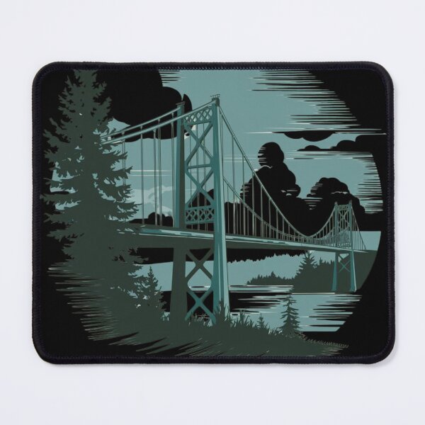 Item preview, St Johns Bridge Portland Oregon designed and sold by MonaCreations.