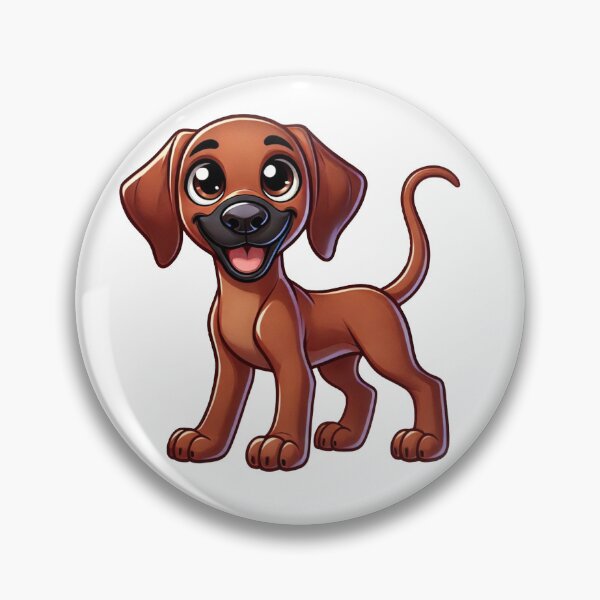 Item preview, Cute Rhodesian Ridgeback Dog Art designed and sold by NoelaniArt.
