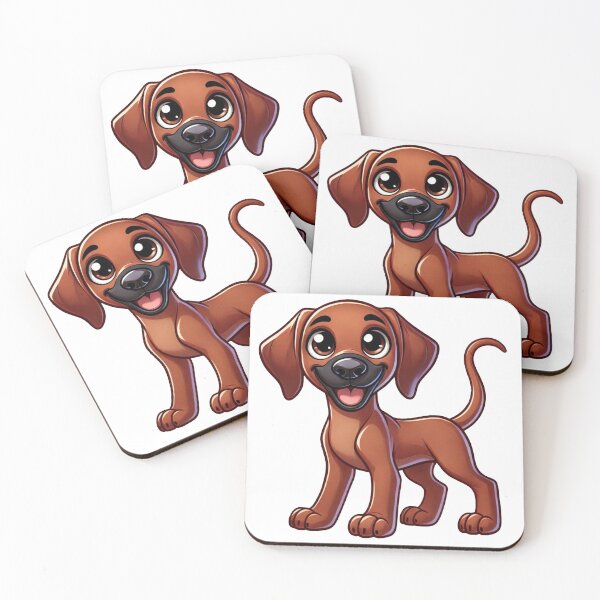 Item preview, Cute Rhodesian Ridgeback Dog Art designed and sold by NoelaniArt.
