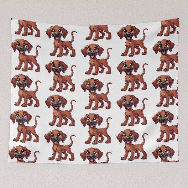 Item preview, Cute Rhodesian Ridgeback Dog Art designed and sold by NoelaniArt.
