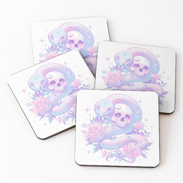 Item preview, Sparkly skull and snake designed and sold by MendaciousMina.