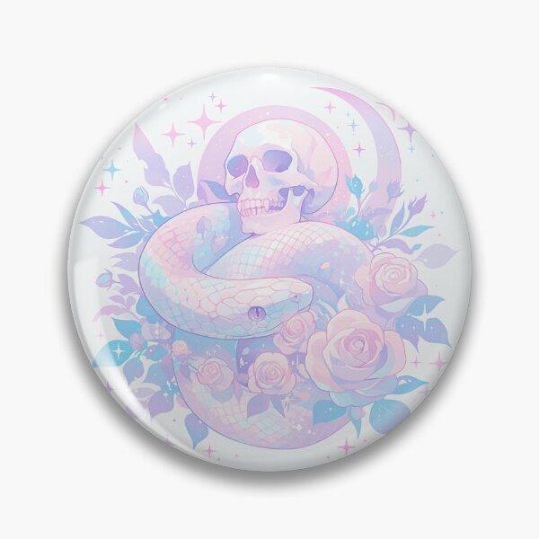 Item preview, Sparkly skull and snake designed and sold by MendaciousMina.