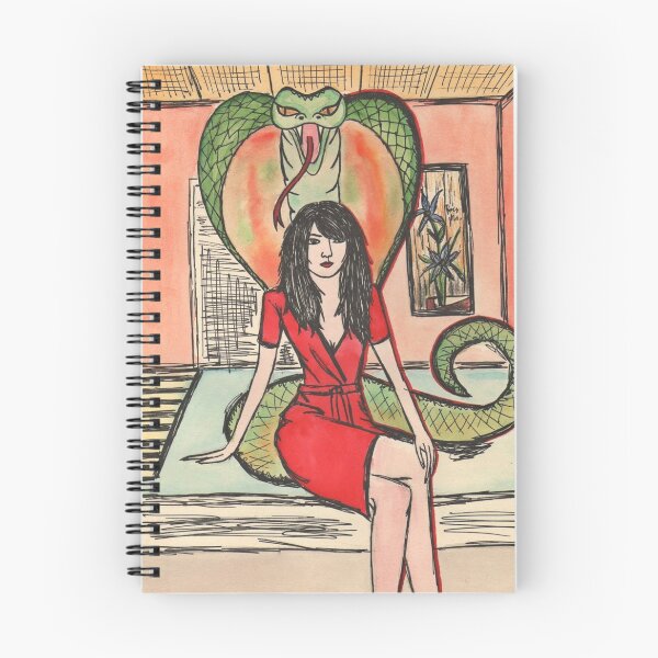 Item preview, Self portrait with a snake designed and sold by Cat-Igrun.