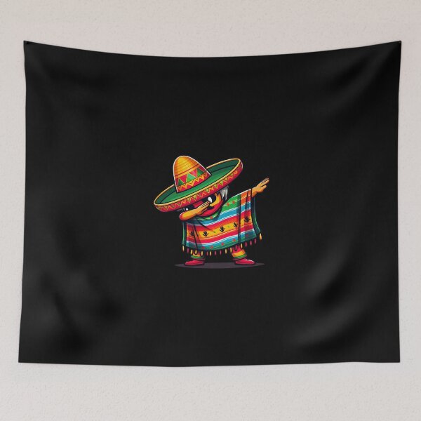 Item preview, Dabbing Mexican Poncho Cinco De Mayo designed and sold by Isabella ✔️ ✔️.