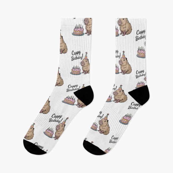 Item preview, Cappy Capy Birthday Capybara Kawaii  designed and sold by These_Prints.