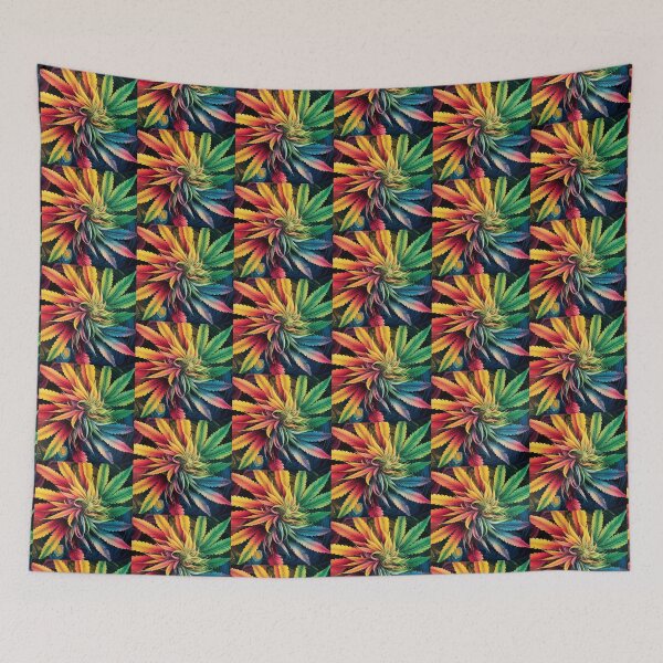 Item preview, Vibrant Colorful Marijuana Pot Leaves - 420 Friendly - Multi designed and sold by JLEmporium.