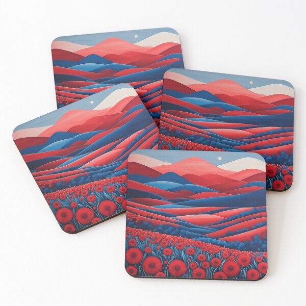 Item preview, Valley of Crimson Dreams designed and sold by AJSRPrints.