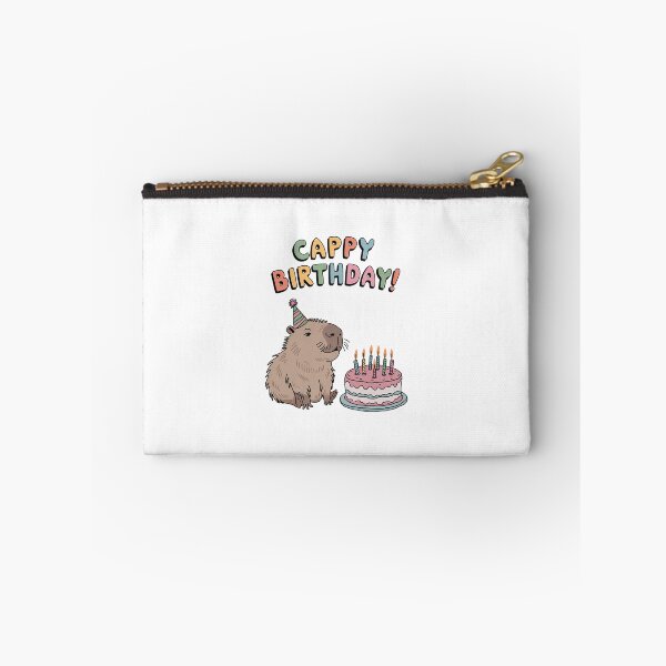 Item preview, Cappy Capy Birthday Capybara Kawaii  designed and sold by These_Prints.