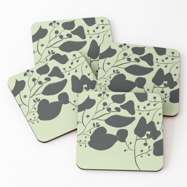 Item preview, Black leaves darkening designed and sold by Doodlehomeshop.
