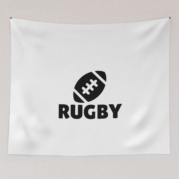 Item preview, RUGBY (6) - BLACK designed and sold by ArtsyCity.
