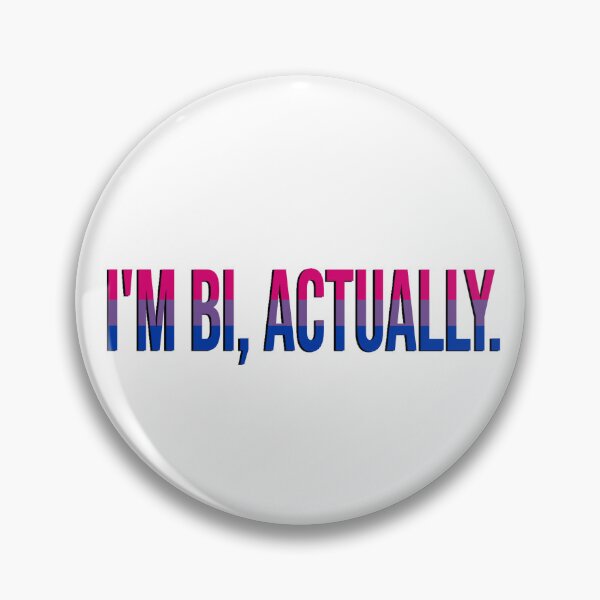 Item preview, I'm bi, actually. designed and sold by RuthandRose.
