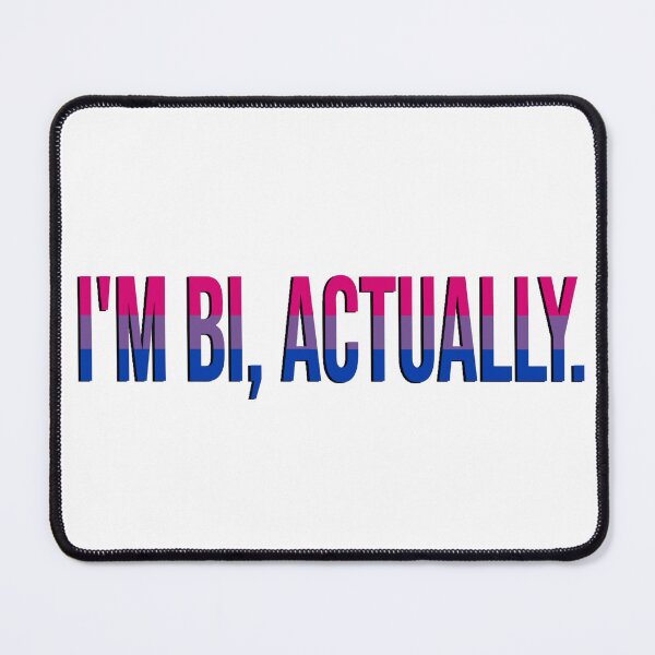 Item preview, I'm bi, actually. designed and sold by RuthandRose.