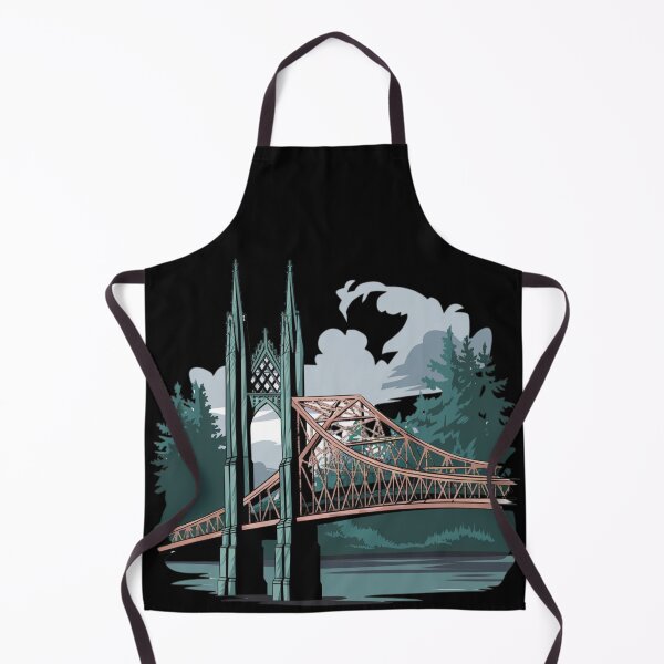 Item preview, St Johns Bridge Portland Oregon designed and sold by MonaCreations.
