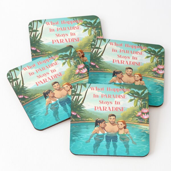 Item preview, What Happens In Paradise Stays In Paradise | Unique Funny Quote designed and sold by JLEmporium.
