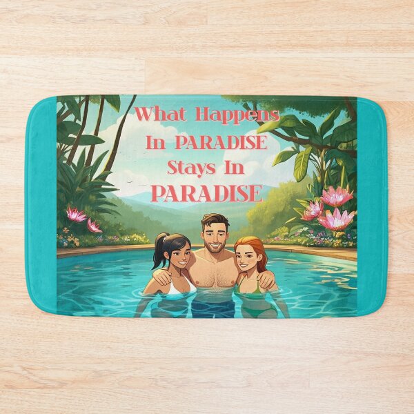 Item preview, What Happens In Paradise Stays In Paradise | Unique Funny Quote designed and sold by JLEmporium.