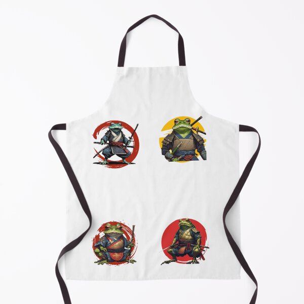 Item preview, Samurai Frogs HD Sticker Set / T Shirt designed and sold by Designsleashed.