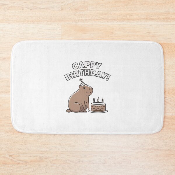 Item preview, Copy of Cappy Capy Birthday Capybara Kawaii  designed and sold by These_Prints.