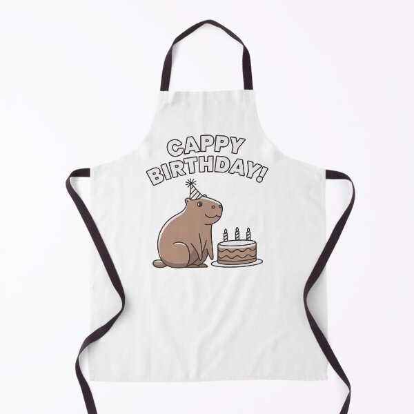 Item preview, Copy of Cappy Capy Birthday Capybara Kawaii  designed and sold by These_Prints.