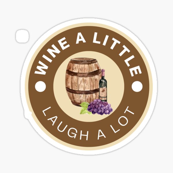Artikel-Vorschau von Wein ein wenig, viel lachen!, designt und verkauft von Stybus.