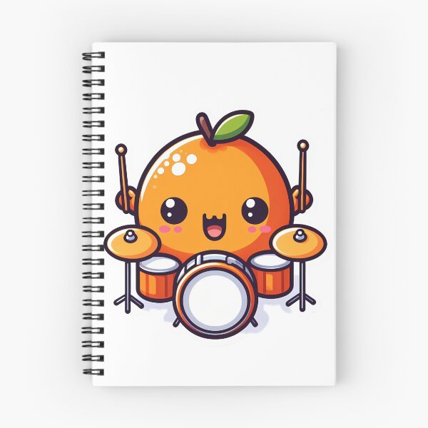 Artikelvorschau, Oranges Kawaii-Design 10 entworfen und verkauft von P2Genies.