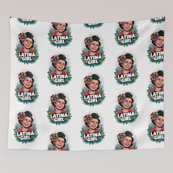 Item preview, Latina Girl Flower Style designed and sold by MagChoCreations.