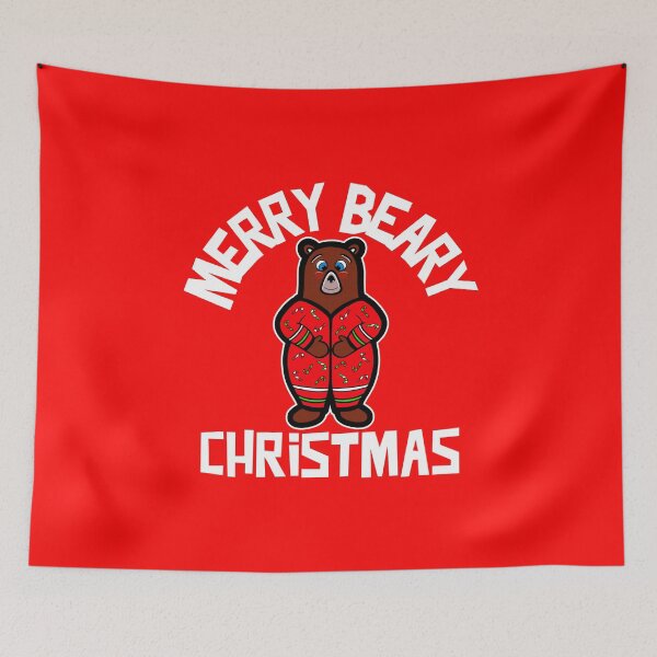 Item preview, Christmas Bear Pun designed and sold by Sartoris Art.