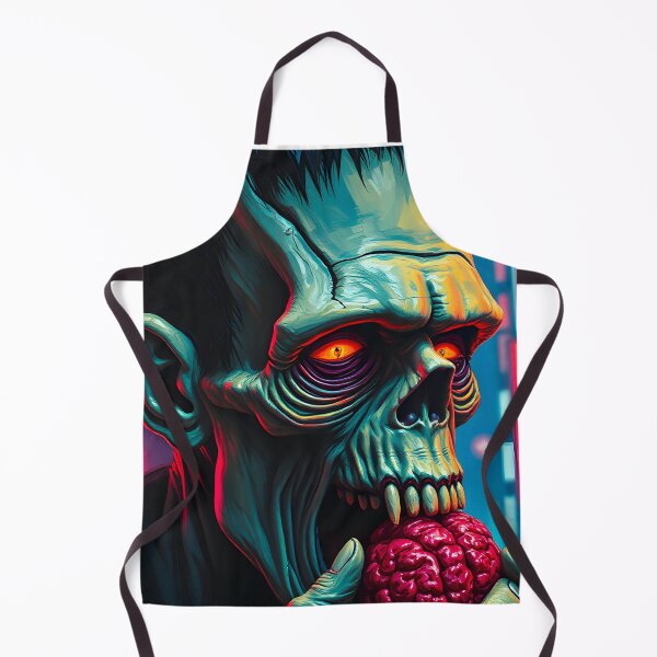 Item preview, Frankenstein Eating Brains designed and sold by MatrixTattoo.