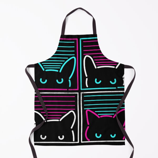 Item preview, Portrait of cute cats in 1980s retro style designed and sold by therocketman.