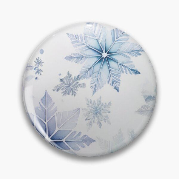 Item preview, Winter snowflakes falling, cool color palette, frozen ice, icicle, neutral colours, cool blue, blue tones designed and sold by navitalidesign.