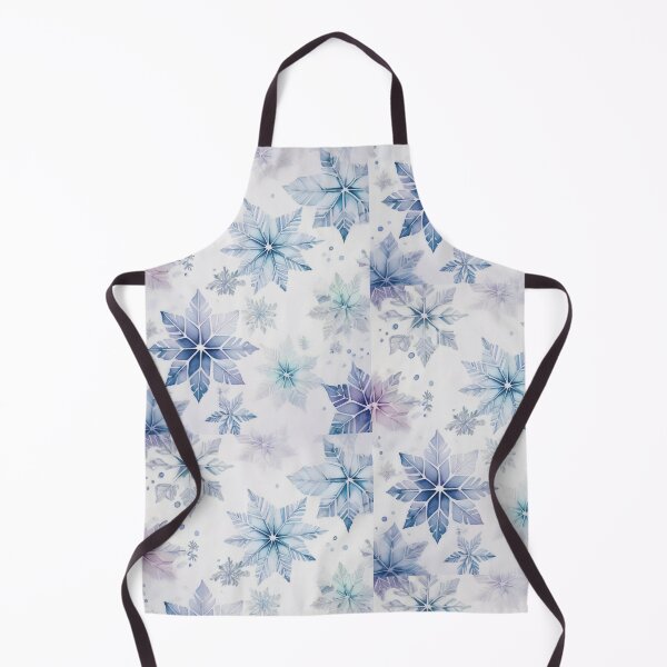 Item preview, Winter snowflakes falling, cool color palette, frozen ice, icicle, neutral colours, cool blue, blue tones designed and sold by navitalidesign.
